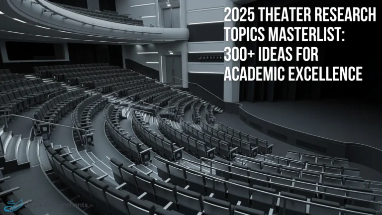theater research topics