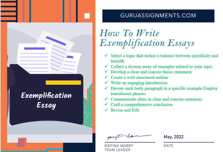 Exemplification Essays