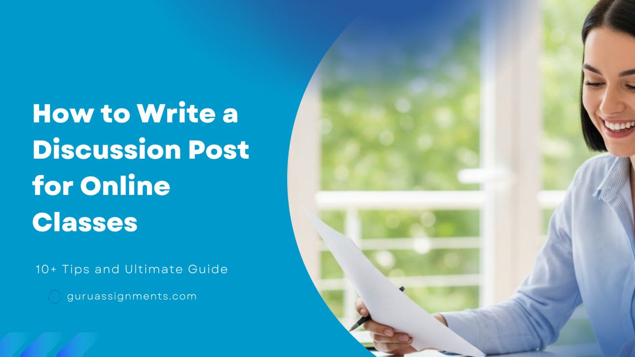 How to Write a Discussion Post