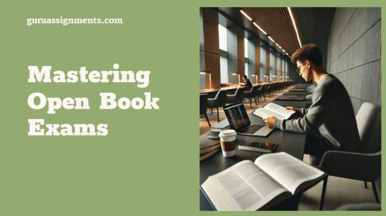 How to Pass an Open Book Exam