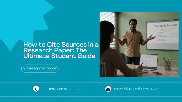 How to Cite Sources in a Research Paper